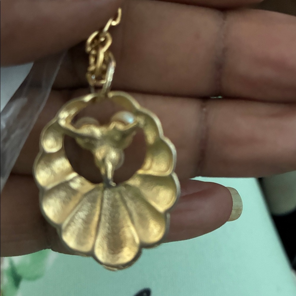 SoHo designs Gold Pendant Necklace long necklace wrap to show details - Picture 8 of 8